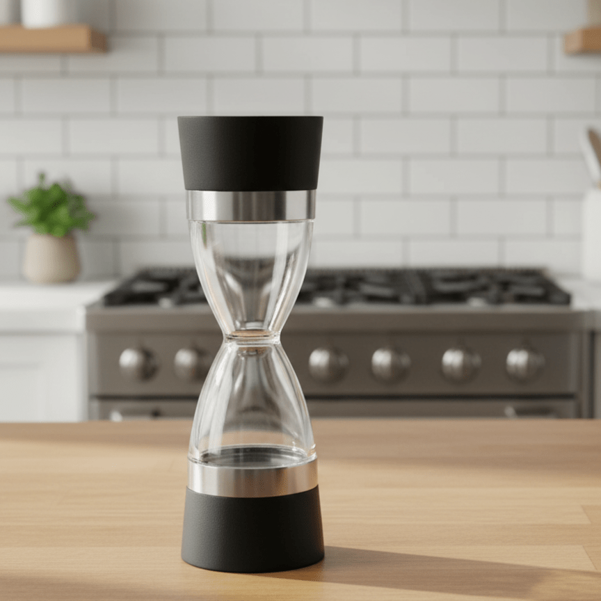 Hom & Ember – Elegant Dual - Use Salt and Pepper Grinder for a Refined Dining Experience - Hom & Ember