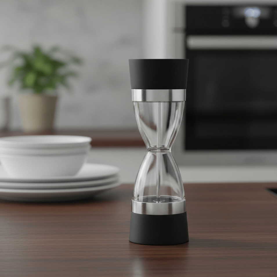 Hom & Ember – Elegant Dual - Use Salt and Pepper Grinder for a Refined Dining Experience - Hom & Ember