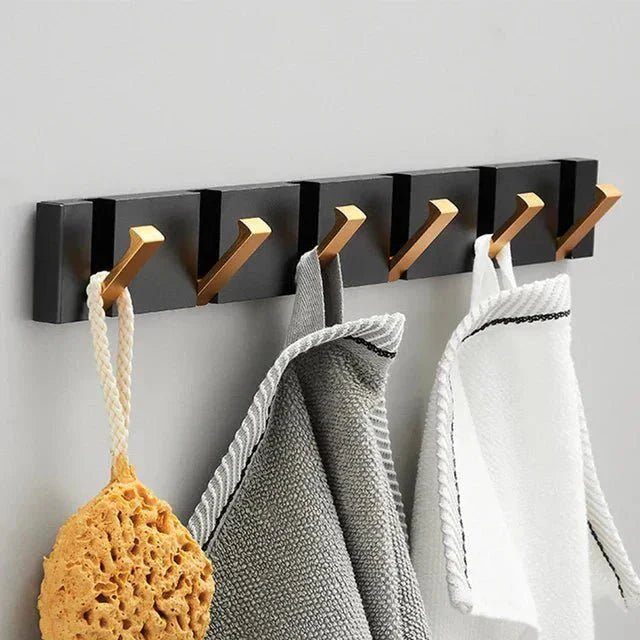 Hom & Ember – Elegant Foldable Wall Hook in Sleek Metal Finish for a Chic Space - Hom & Ember