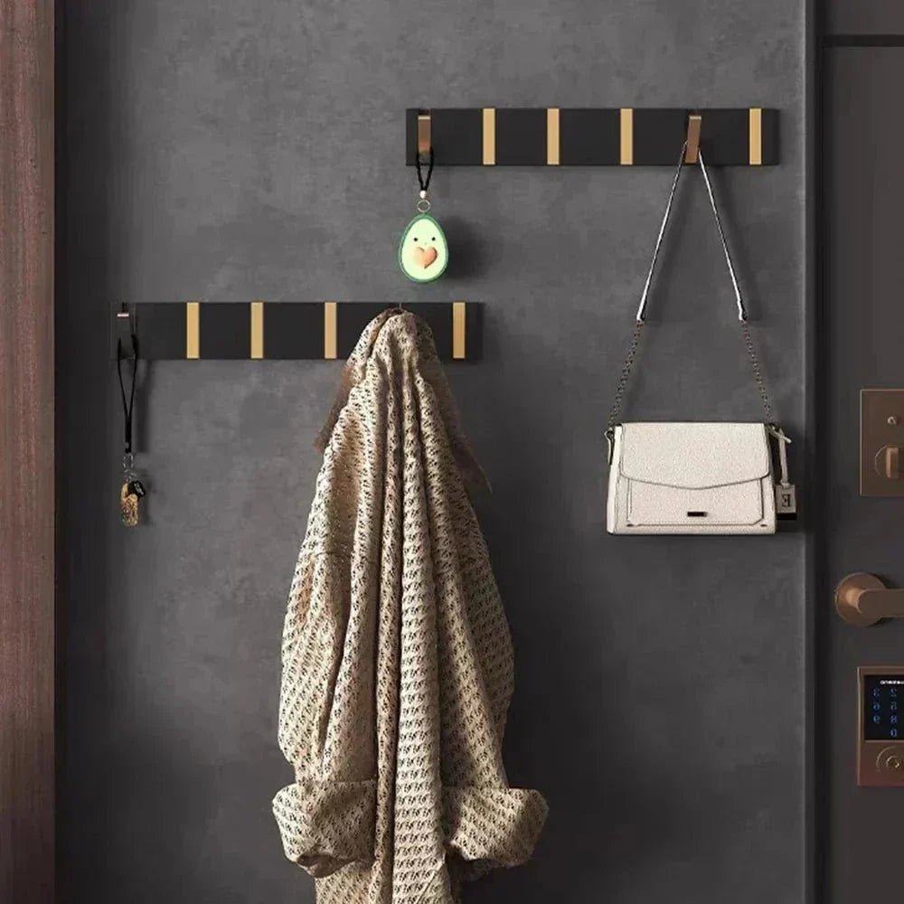 Hom & Ember – Elegant Foldable Wall Hook in Sleek Metal Finish for a Chic Space - Hom & Ember