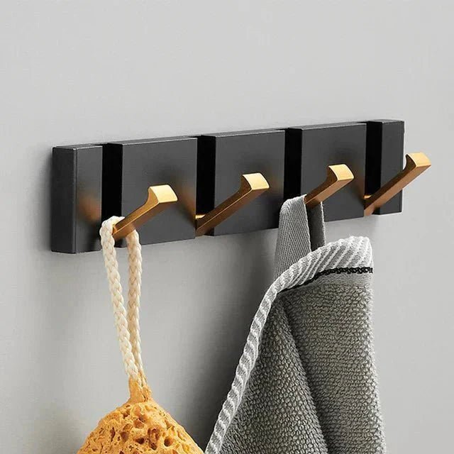 Hom & Ember – Elegant Foldable Wall Hook in Sleek Metal Finish for a Chic Space - Hom & Ember