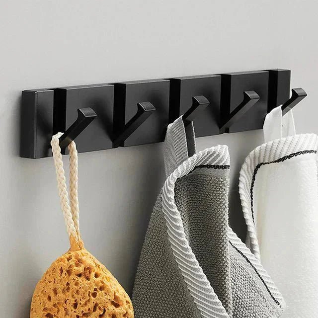 Hom & Ember – Elegant Foldable Wall Hook in Sleek Metal Finish for a Chic Space - Hom & Ember