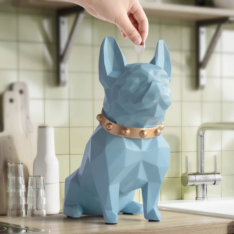 Hom & Ember – Elegant French Bulldog Coin Bank for a Chic Touch and Contemporary Design - Hom & Ember