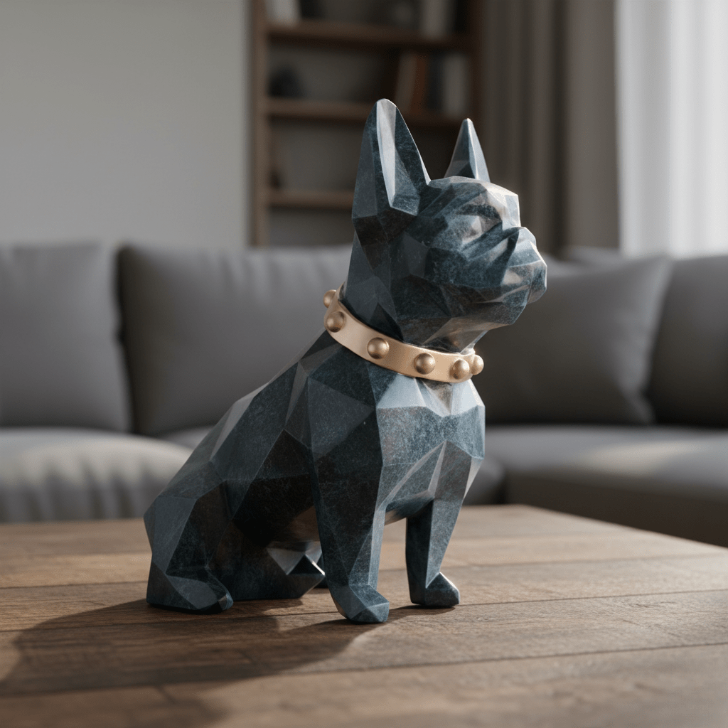 Hom & Ember – Elegant French Bulldog Coin Bank for a Chic Touch and Contemporary Design - Hom & Ember