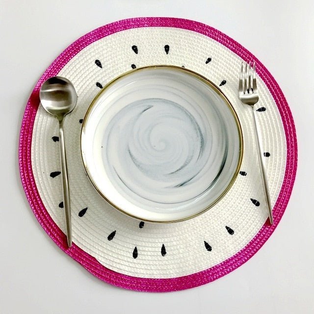 Hom & Ember – Elegant Fruit - Themed Placemats for a Charming Dining Experience - Hom & Ember