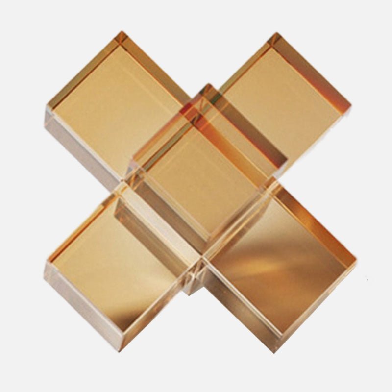 Hom & Ember – Elegant Geometric Crystal Sculpture for a Touch of Timeless Charm - Hom & Ember