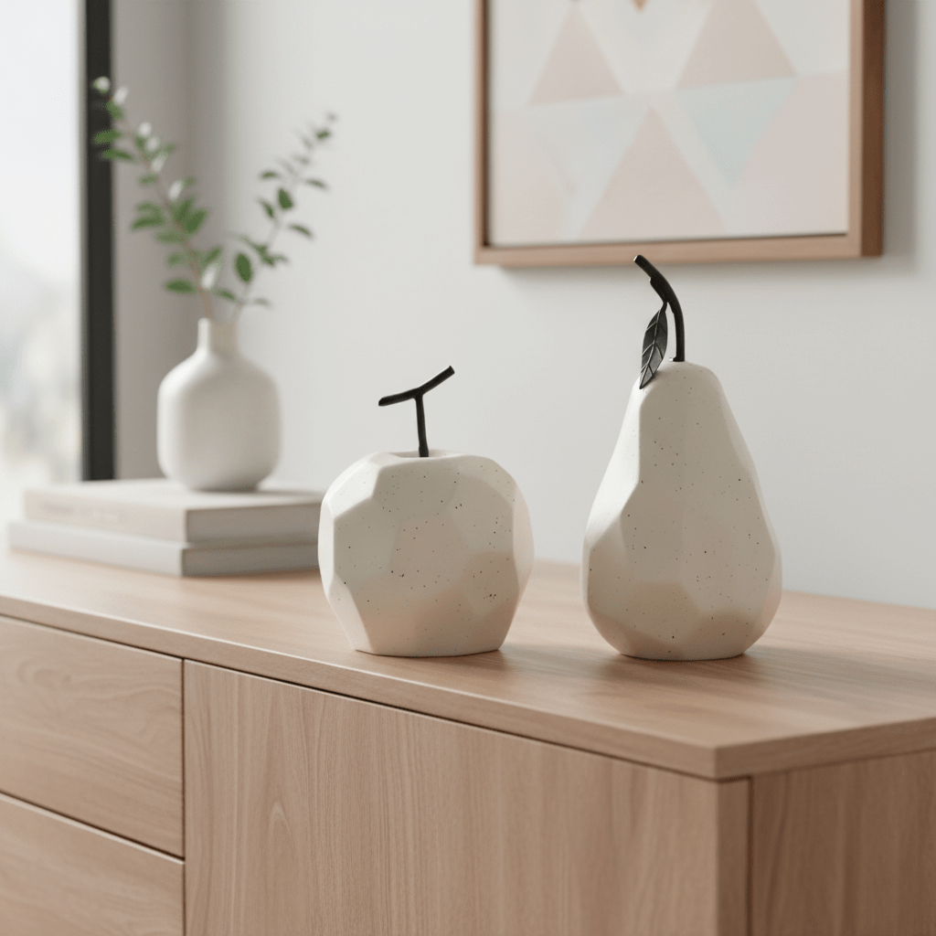 Hom & Ember – Elegant Geometric Fruit Sculptures Crafted in Resin for a Contemporary Touch - Hom & Ember
