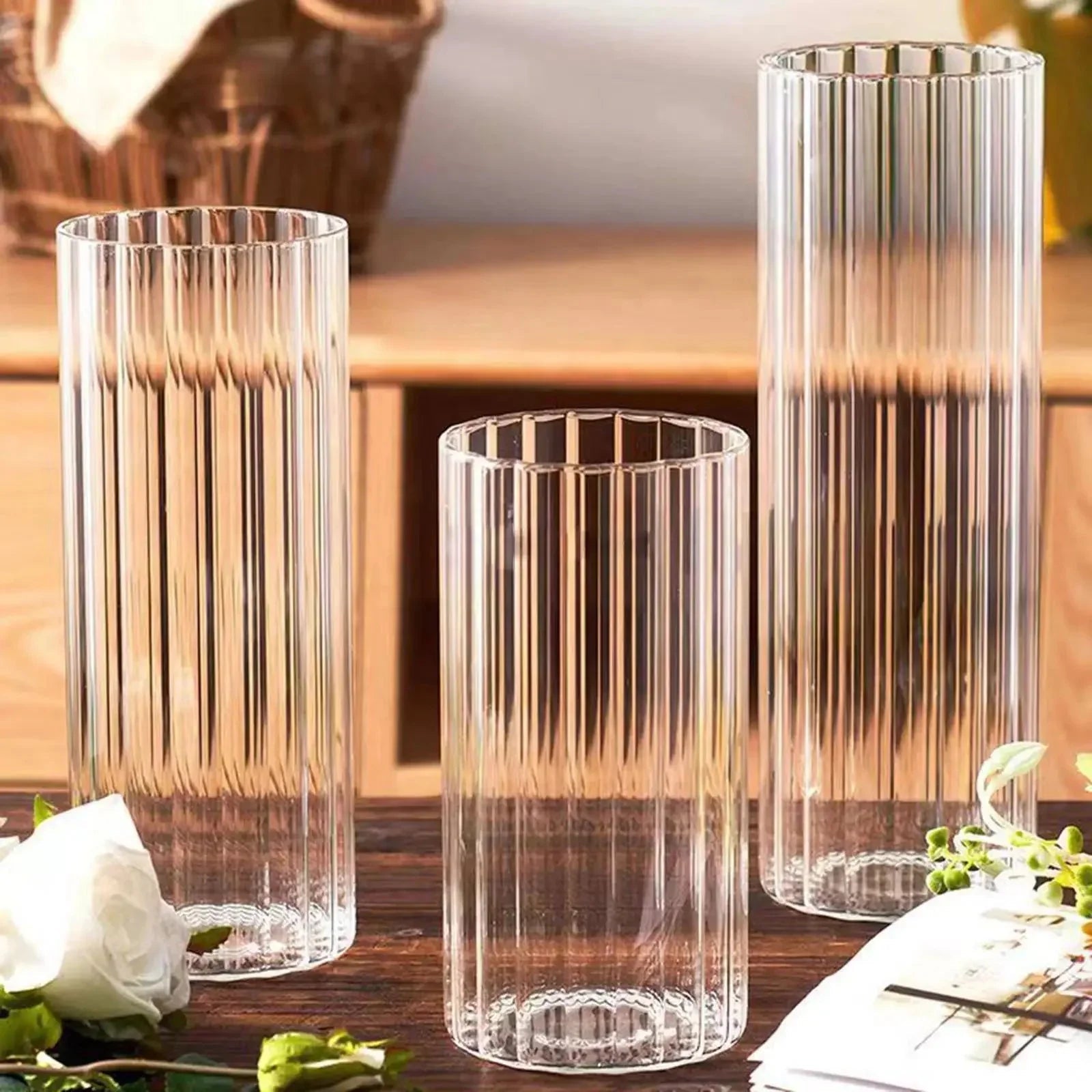 Hom & Ember – Elegant Glass Vases for Stylish Decor, Infusing Your Space with Timeless Charm - Hom & Ember
