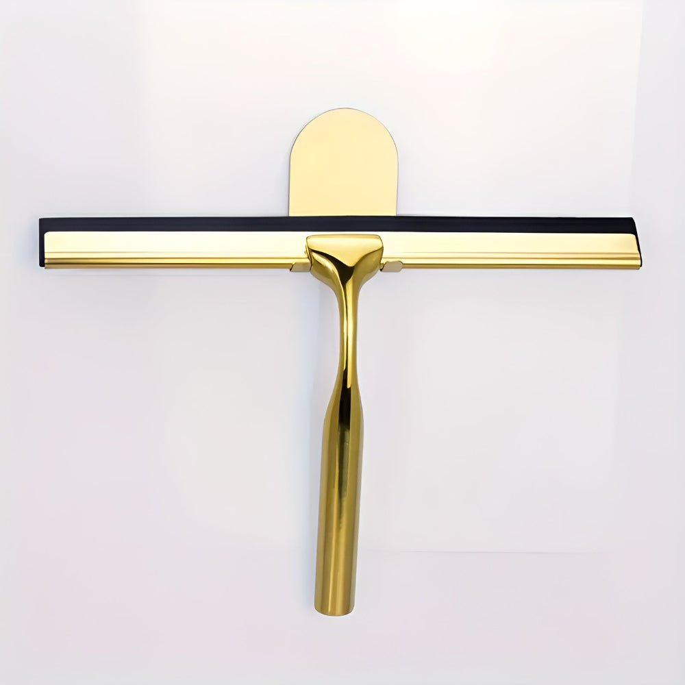 Hom & Ember – Elegant Gold Stainless Steel Squeegee for Effortless Cleaning with Timeless Charm - Hom & Ember