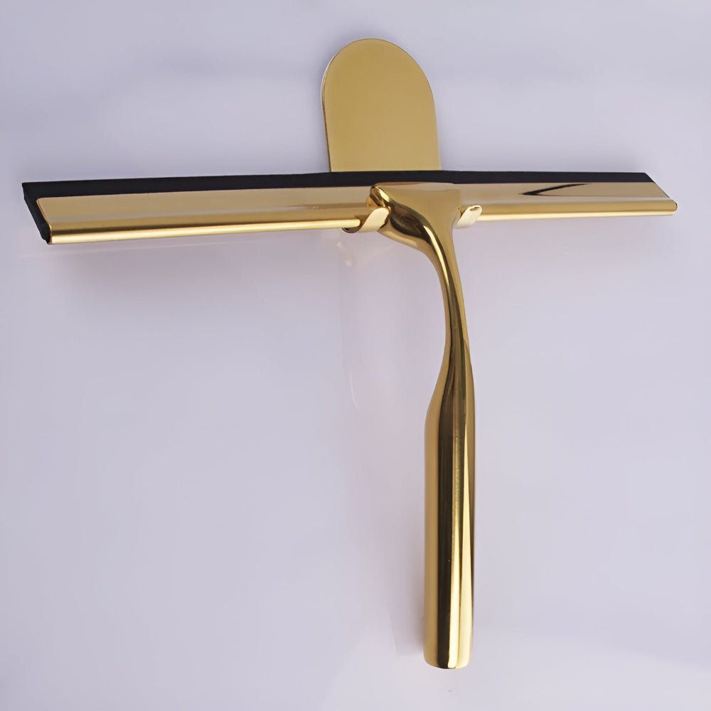 Hom & Ember – Elegant Gold Stainless Steel Squeegee for Effortless Cleaning with Timeless Charm - Hom & Ember
