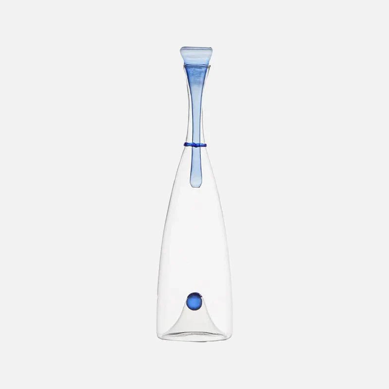 Hom & Ember – Elegant Hand - Blown Glass Carafe with Decorative Stopper for a Refined Dining Experience - Hom & Ember