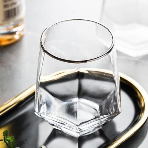 Hom & Ember – Elegant Hexagonal Cocktail Glasses for Sophisticated Gatherings - Hom & Ember