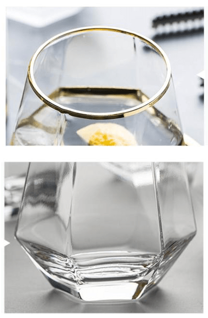 Hom & Ember – Elegant Hexagonal Cocktail Glasses for Sophisticated Gatherings - Hom & Ember