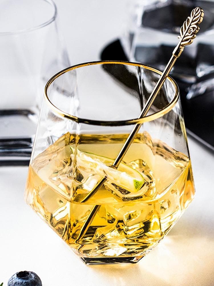 Hom & Ember – Elegant Hexagonal Cocktail Glasses for Sophisticated Gatherings - Hom & Ember