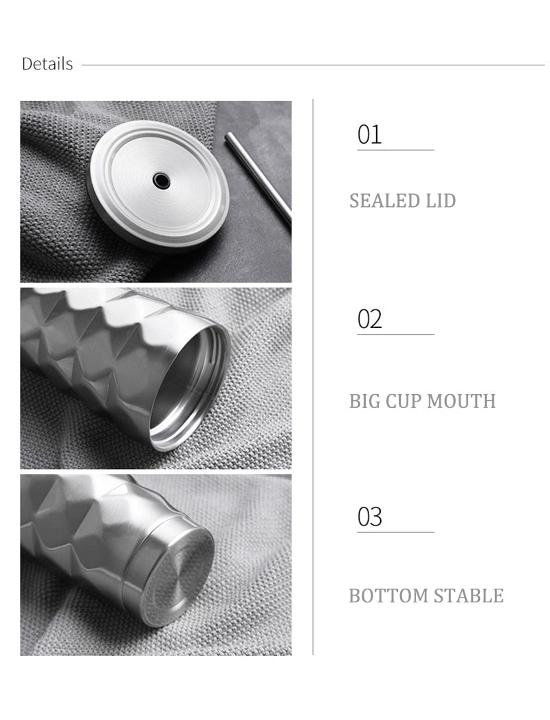 Hom & Ember – Elegant Insulated Stainless Steel Travel Mug for a Refined Refreshment in Style - Hom & Ember