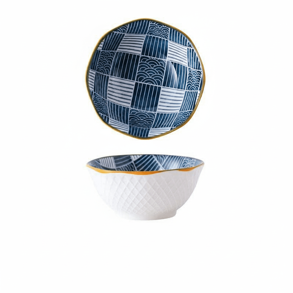 Hom & Ember – Elegant Japanese Ceramic Octagonal Bowl for a Sophisticated Touch - Hom & Ember