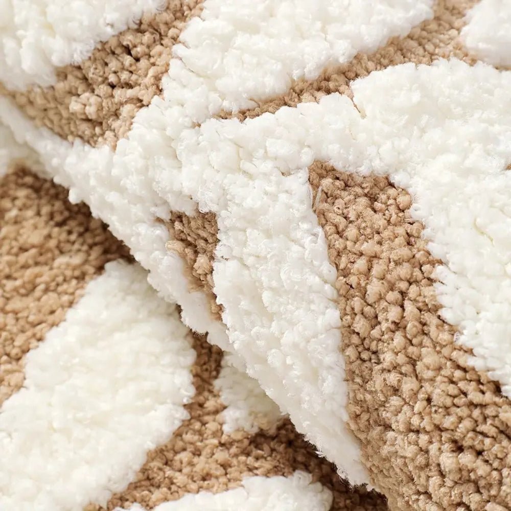 Hom & Ember – Elegant Leaf Pattern Bath Mat for a Stylish Comfort and Serene Bathroom Ambiance - Hom & Ember