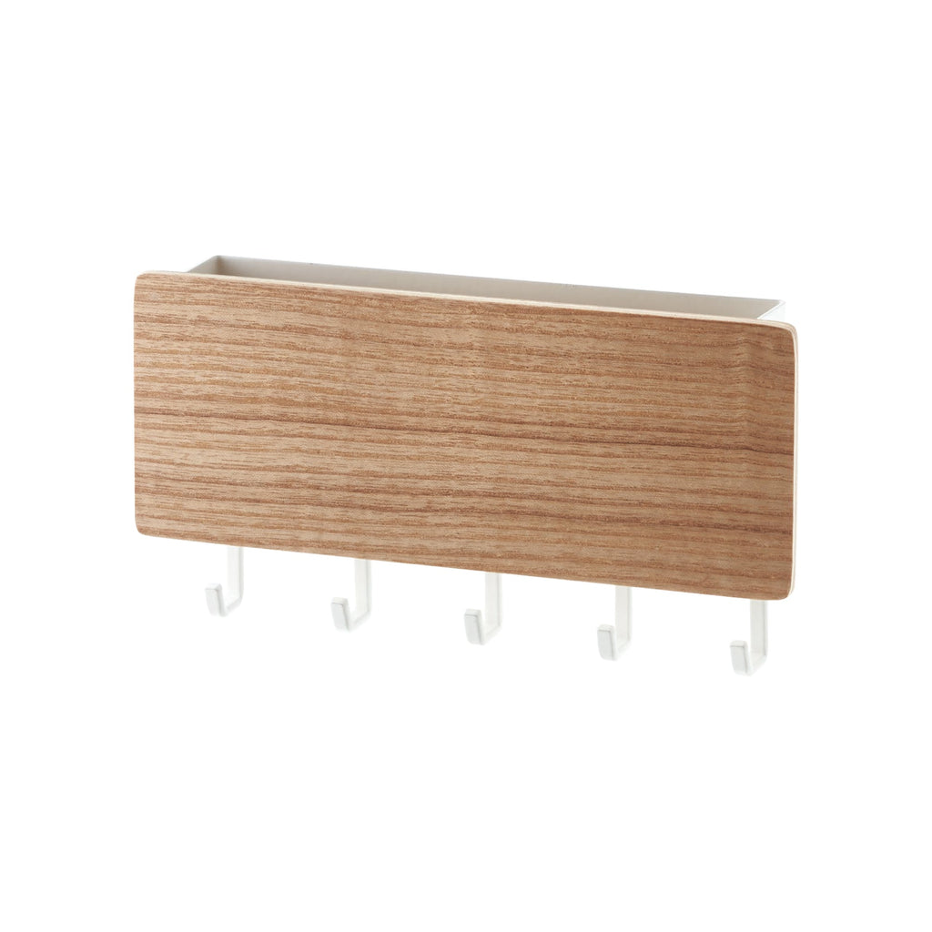 Hom & Ember – Elegant Magnetic Key Holder Crafted from Steel and Wood for a Chic Organised Space - Hom & Ember