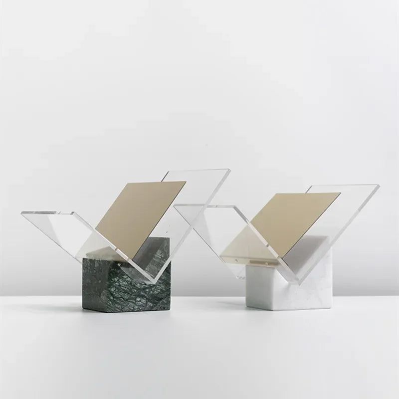 Hom & Ember – Elegant Marble Book Stand for Stylish Reading Nooks with Timeless Charm - Hom & Ember