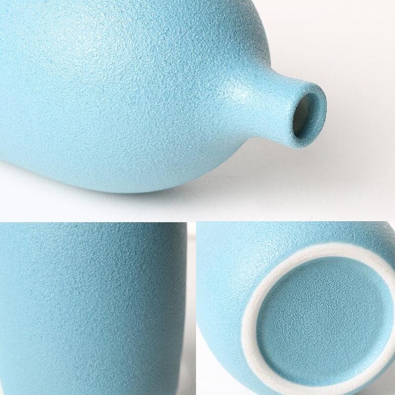 Hom & Ember – Elegant Matte Finish Ceramic Vases in Vibrant Hues for a Serene Ambiance - Hom & Ember