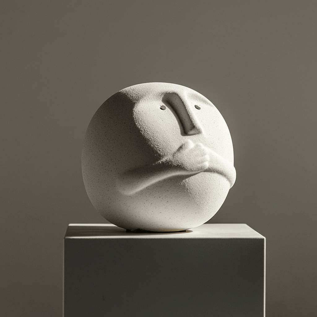 Hom & Ember – Elegant Minimalist Ceramic Sculpture in Soft Tones for a Serene Ambiance - Hom & Ember