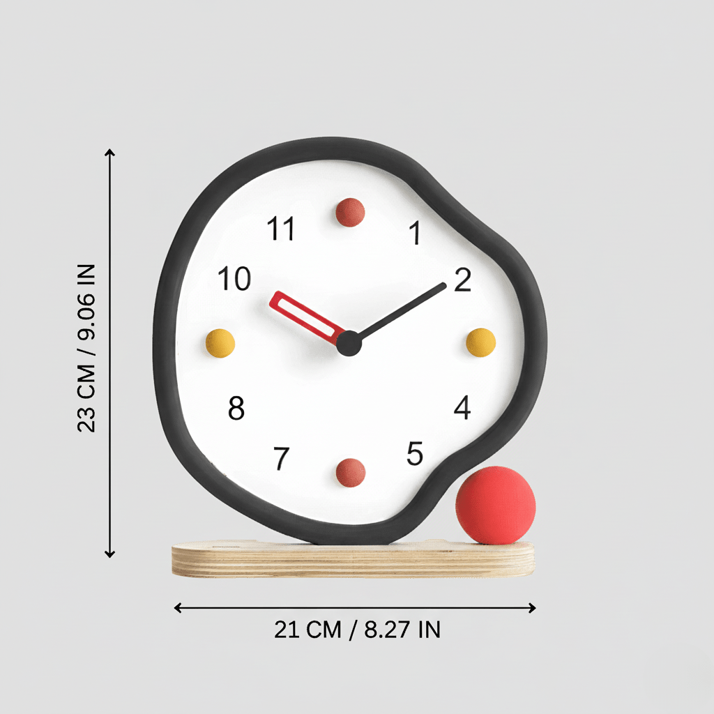 Hom & Ember – Elegant Minimalist Pendulum Timepiece for a Serene Ambiance - Hom & Ember