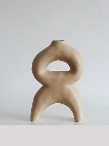 Hom & Ember – Elegant Morandi - Tinted Ceramic Vase - Hom & Ember