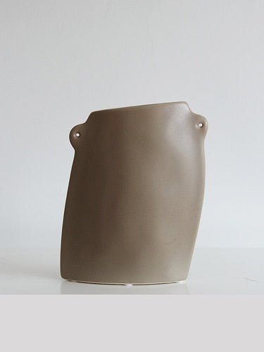 Hom & Ember – Elegant Morandi - Tinted Ceramic Vase - Hom & Ember