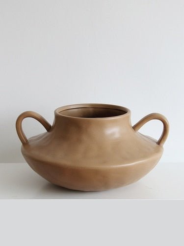 Hom & Ember – Elegant Morandi - Tinted Ceramic Vase - Hom & Ember