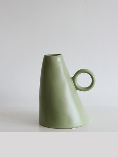 Hom & Ember – Elegant Morandi - Tinted Ceramic Vase - Hom & Ember