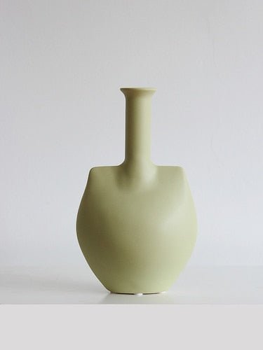 Hom & Ember – Elegant Morandi - Tinted Ceramic Vase - Hom & Ember