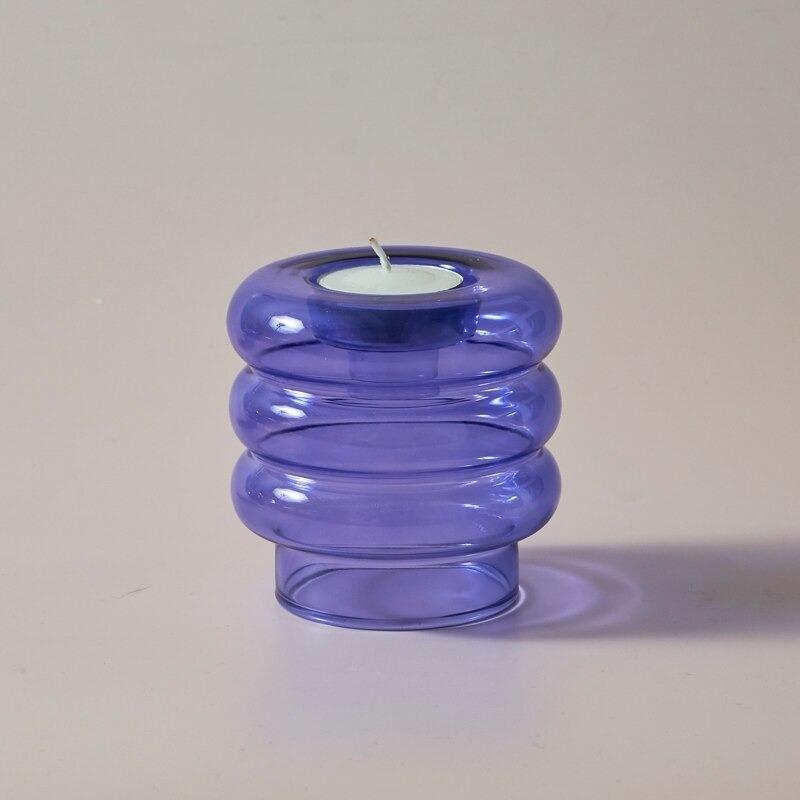 Hom & Ember – Elegant Multifunctional Glass Candle Holder Centrepiece for a Stylish Atmosphere - Hom & Ember
