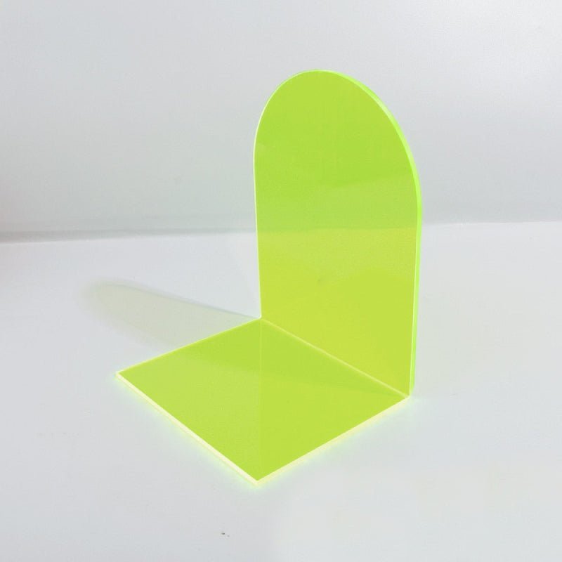 Hom & Ember – Elegant Neon Acrylic Bookends for a Contemporary Touch - Hom & Ember