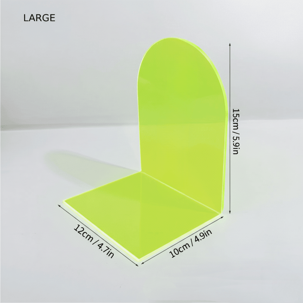 Hom & Ember – Elegant Neon Acrylic Bookends for a Contemporary Touch - Hom & Ember