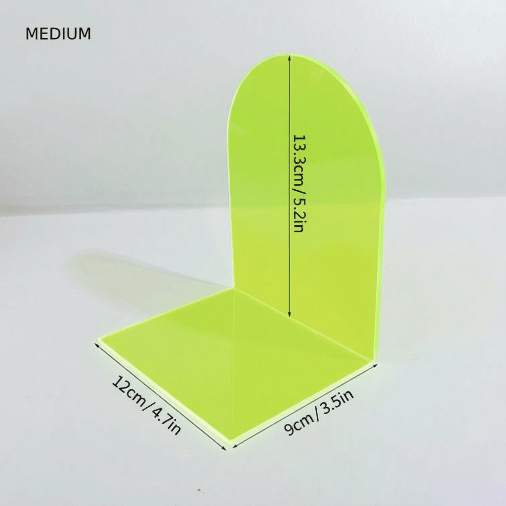 Hom & Ember – Elegant Neon Acrylic Bookends for a Contemporary Touch - Hom & Ember
