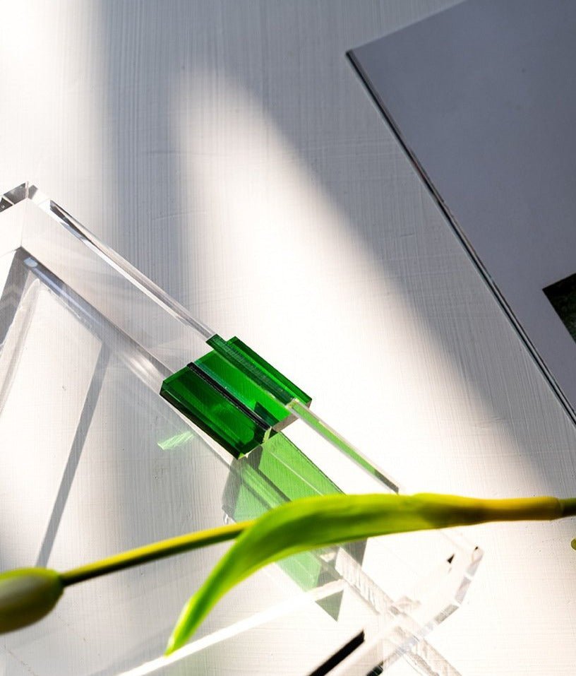 Hom & Ember – Elegant Neon Acrylic Decorative Serving Tray for a Chic Display with Timeless Functionality - Hom & Ember