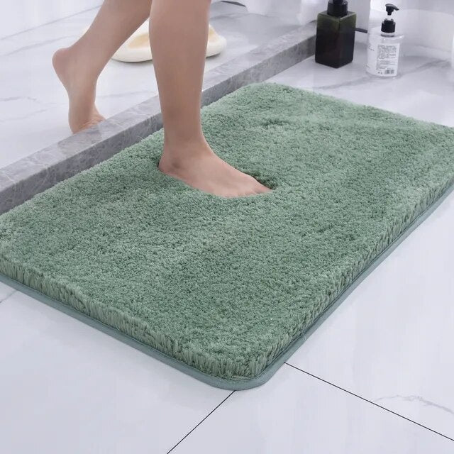 Hom & Ember – Elegant Non - Slip Plush Bath Mat for a Luxurious Comfort - Hom & Ember