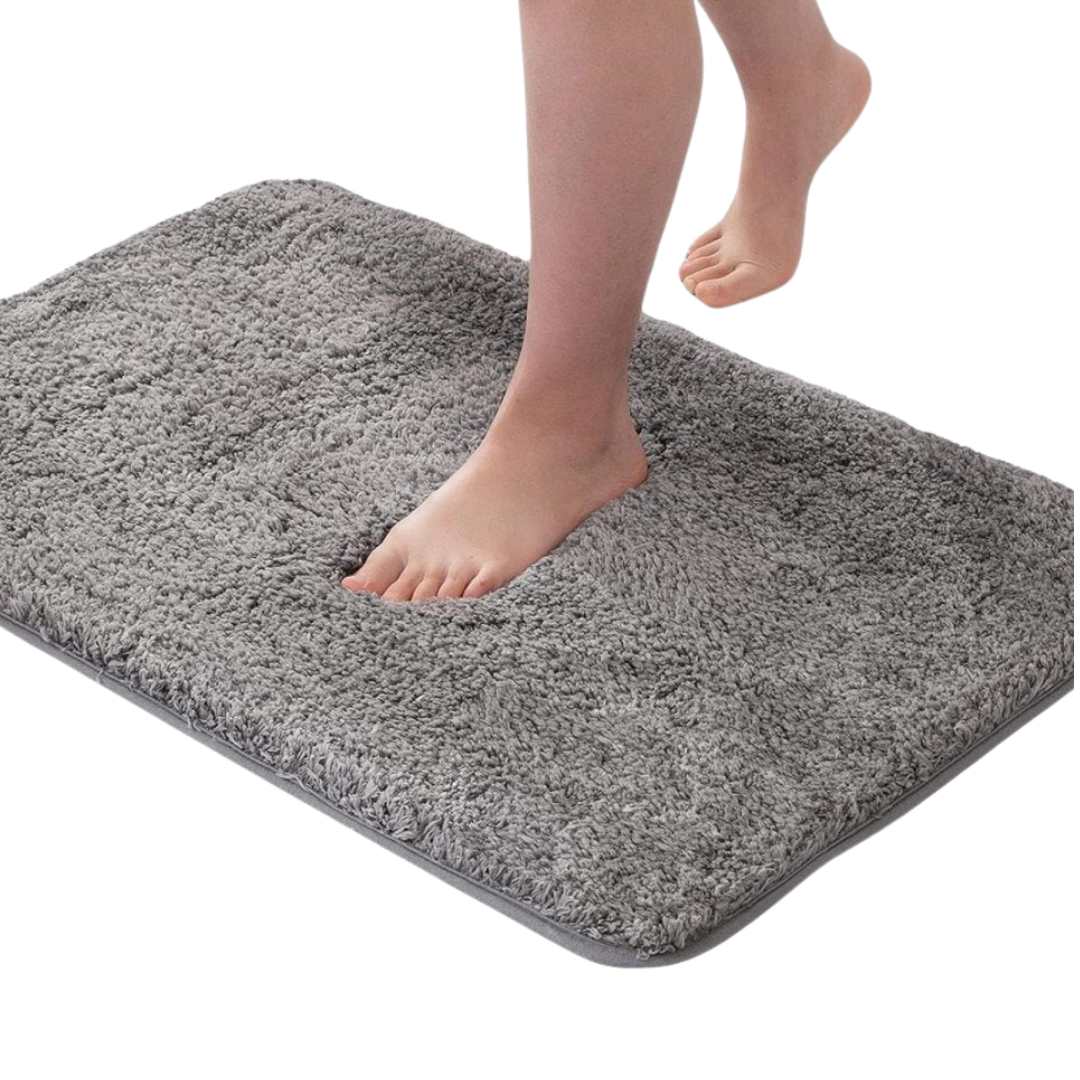 Hom & Ember – Elegant Non - Slip Plush Bath Mat for a Luxurious Comfort - Hom & Ember