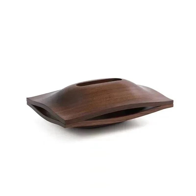 Hom & Ember – Elegant Pine Wood Tissue Box for a Sophisticated Display - Hom & Ember