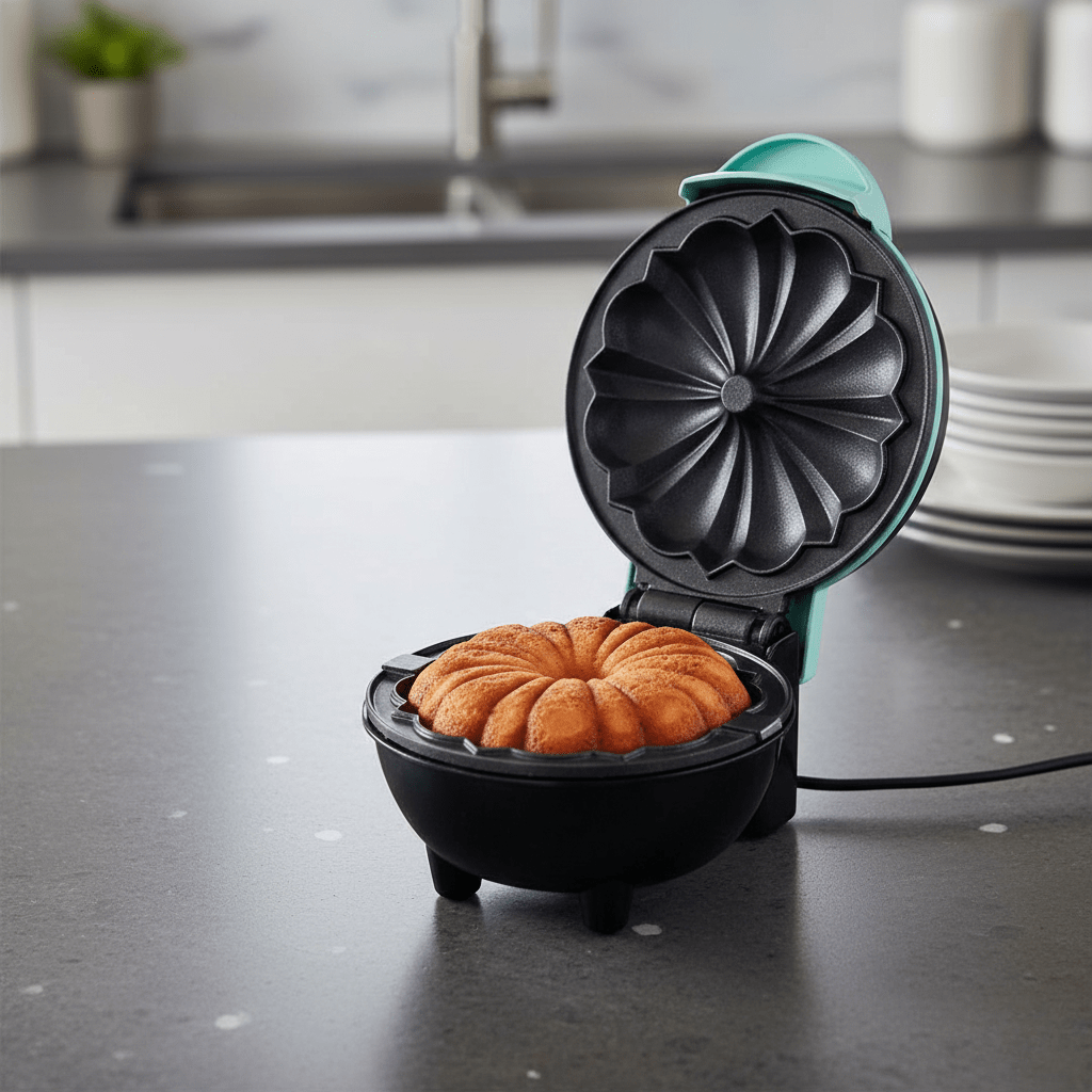 Hom & Ember – Elegant Portable Mini Cake Maker for an Effortless Kitchen Aesthetic with Modern Style - Hom & Ember