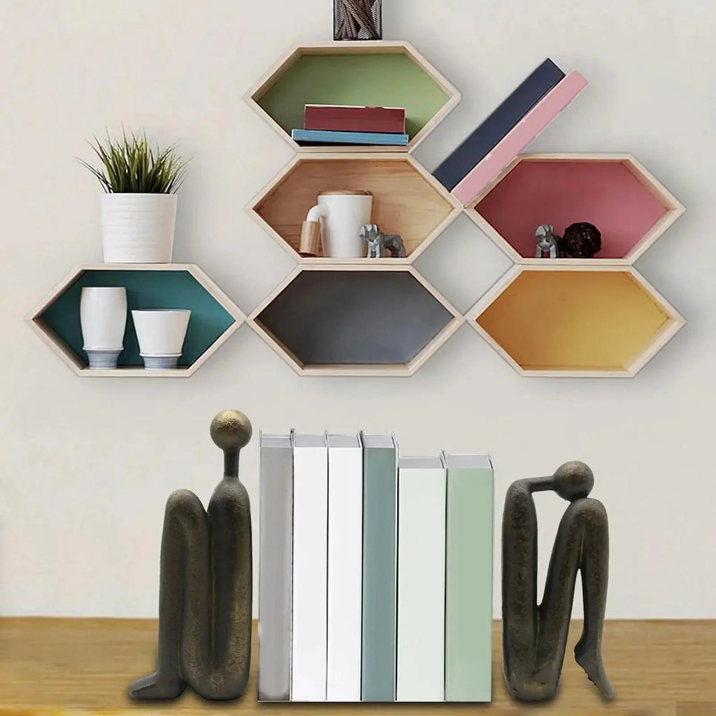 Hom & Ember – Elegant Resin Book Supports for a Stylish Library Display - Hom & Ember
