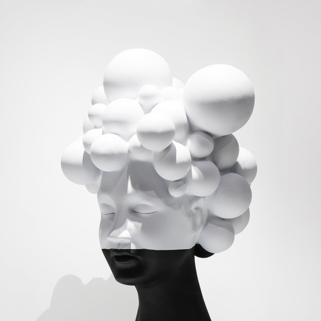 Hom & Ember – Elegant Resin Statue of a Mysterious Woman for a Captivating Display with Timeless Charm - Hom & Ember