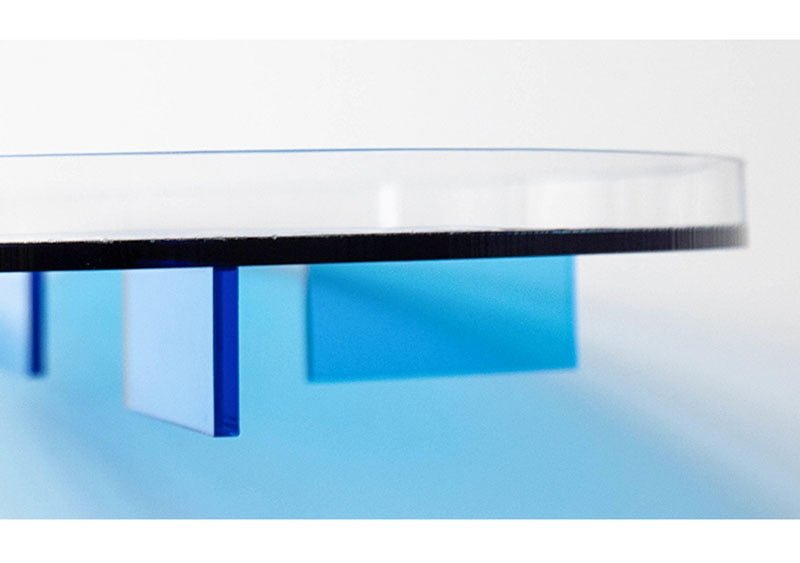 Hom & Ember – Elegant Round Acrylic Tray in Vibrant Hues for a Serene Ambiance - Hom & Ember