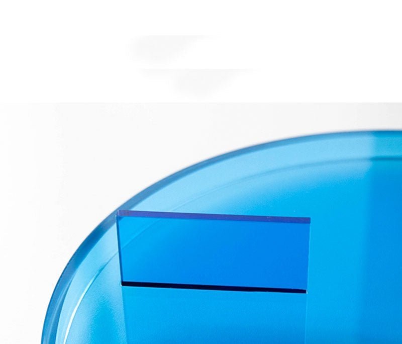 Hom & Ember – Elegant Round Acrylic Tray in Vibrant Hues for a Serene Ambiance - Hom & Ember