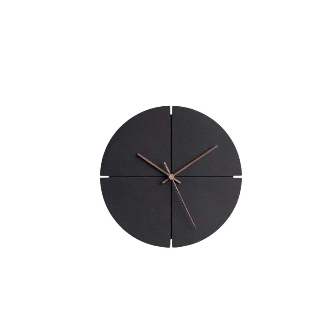Hom & Ember – Elegant Round Minimalist Face Wall Clock for a Calm and Stylish Space - Hom & Ember