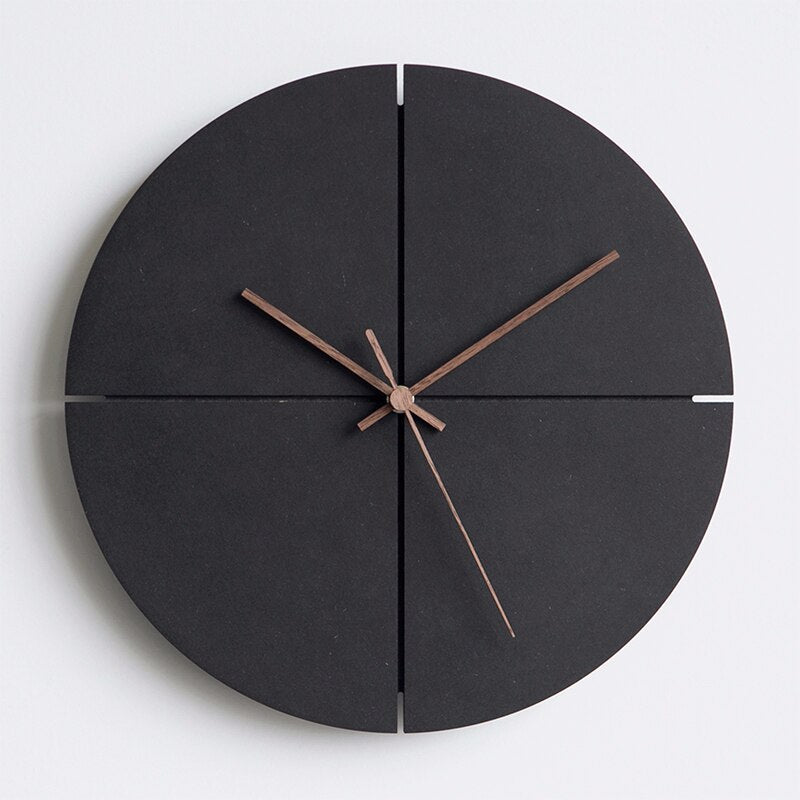 Hom & Ember – Elegant Round Minimalist Face Wall Clock for a Calm and Stylish Space - Hom & Ember