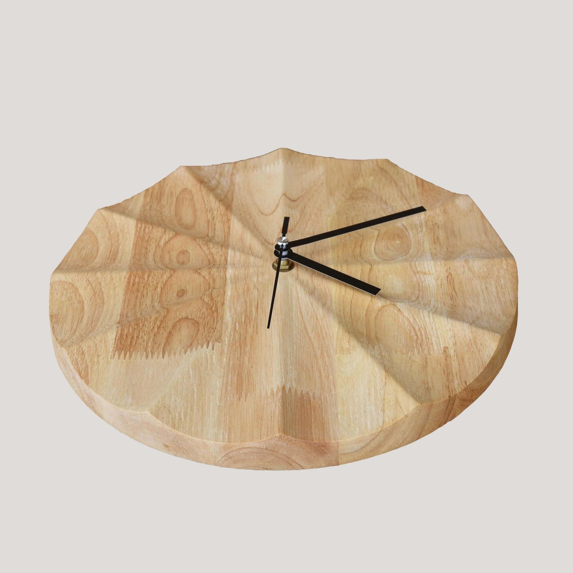 Hom & Ember – Elegant Scandinavian Timber Wall Clock for a Serene Ambiance with Minimalist Charm - Hom & Ember