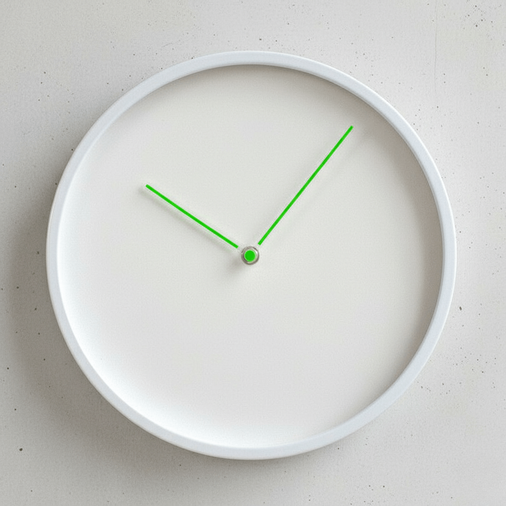 Hom & Ember – Elegant Scandinavian Wall Clock for Stylish and Modern Aesthetics - Hom & Ember