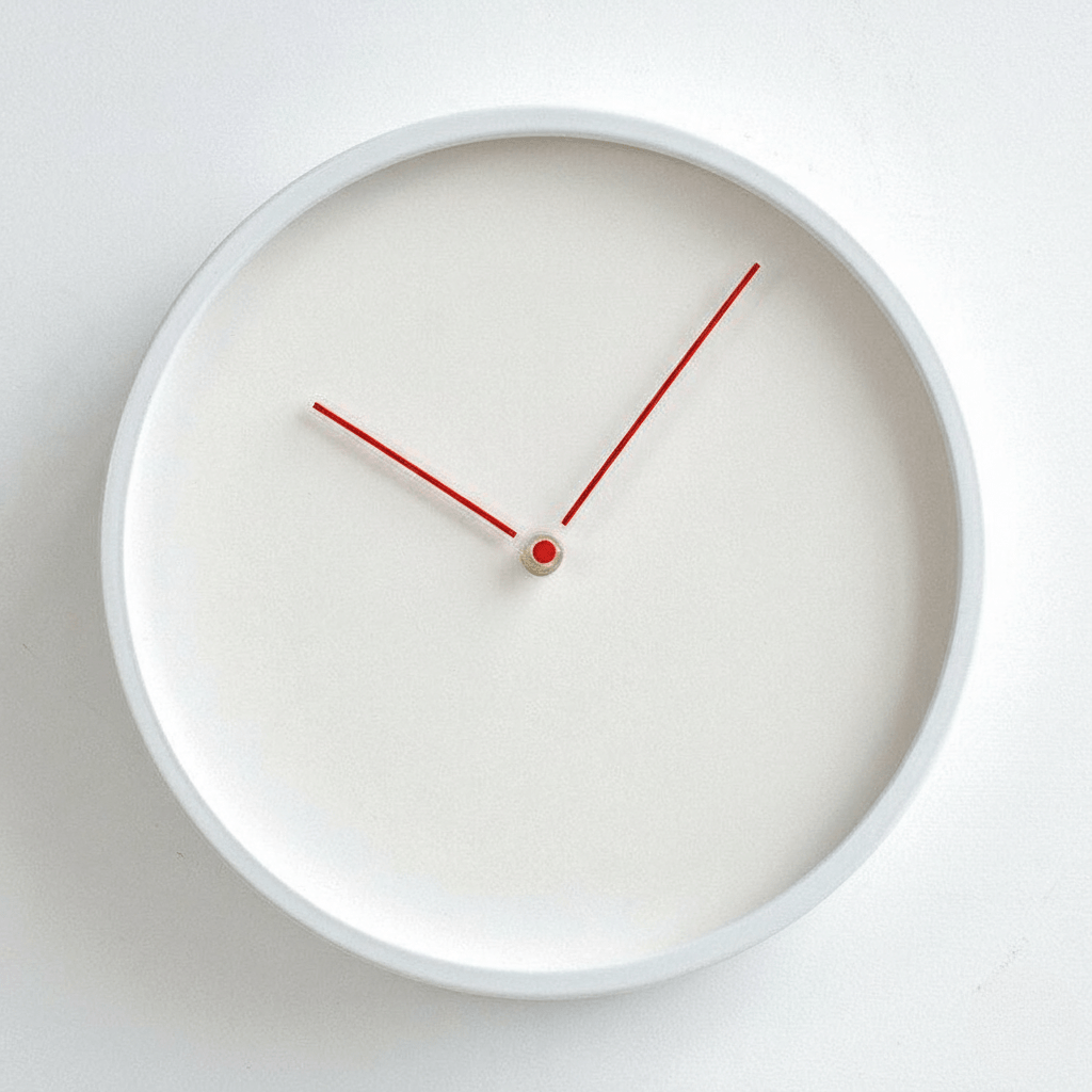 Hom & Ember – Elegant Scandinavian Wall Clock for Stylish and Modern Aesthetics - Hom & Ember