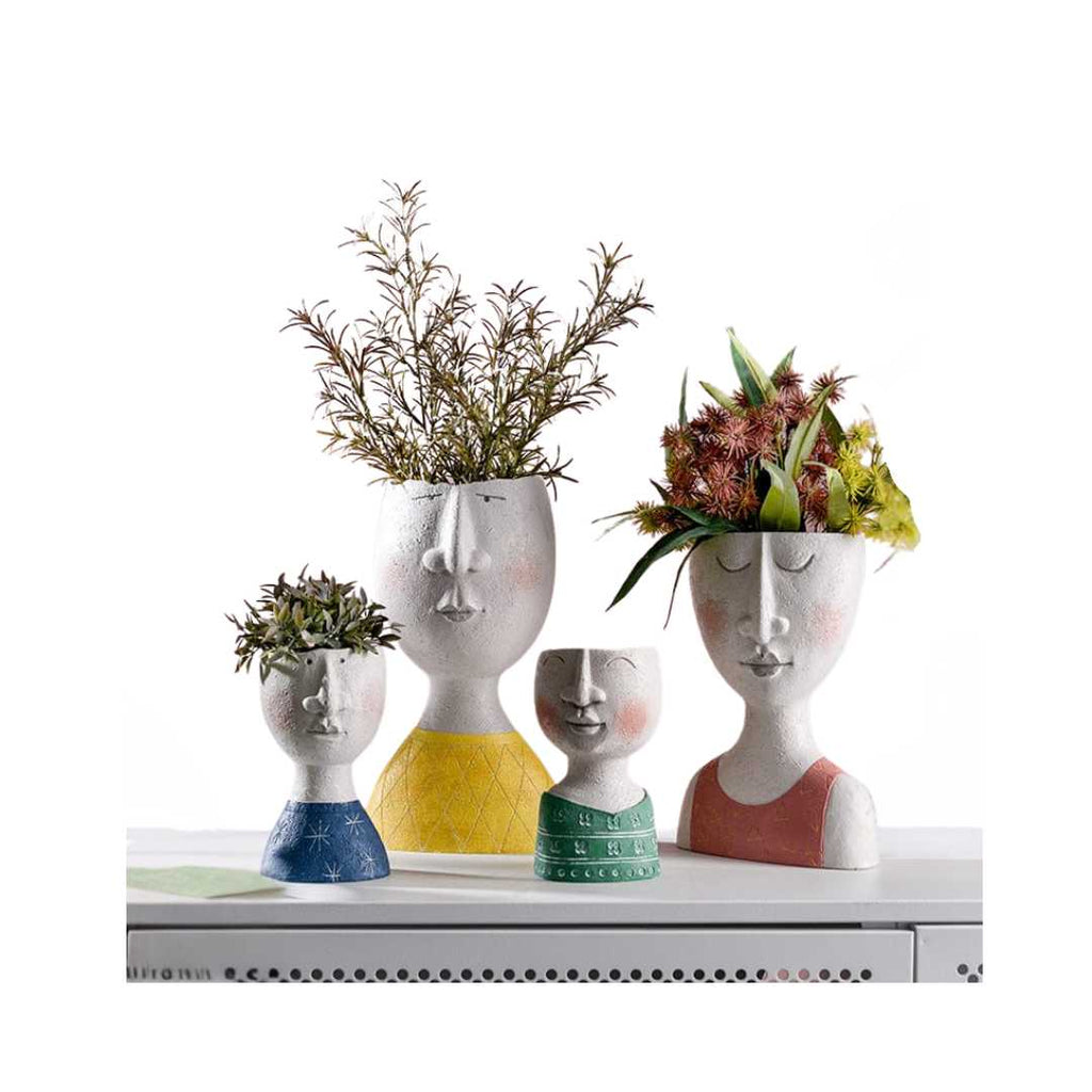 Hom & Ember – Elegant Sculptural Plant Pot for Stylish Interiors, Infusing Serene Ambiance - Hom & Ember